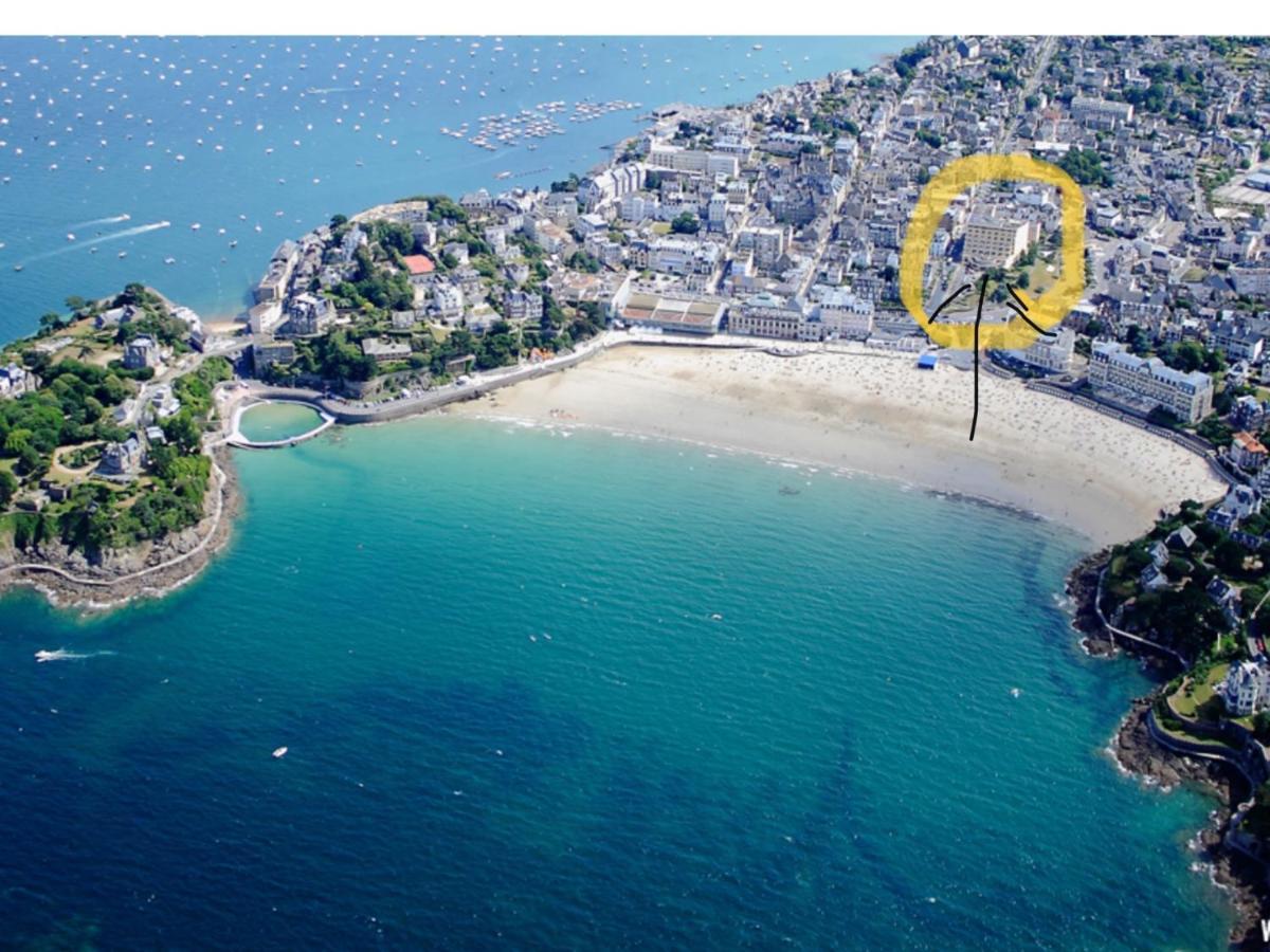 2 Pieces Terrasse Vue Mer Dinard Buitenkant foto